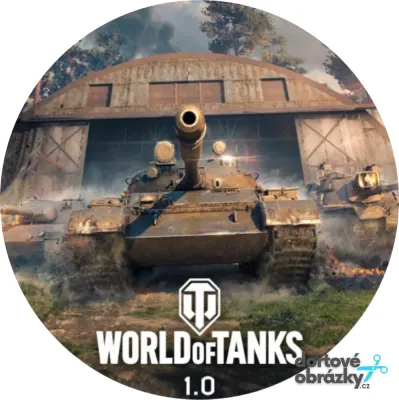 World of Tanks – jedlý obrázek na dort