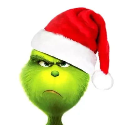 Grinch – Vánoce – jedlý obrázek na dort