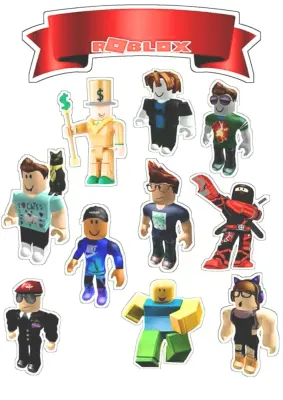 Roblox jedlý papír na zápichy a cupcakes – jedlý papír na cupcakes