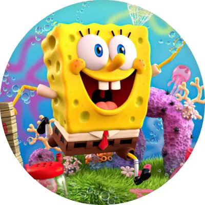 Spongebob – 3D postavička v korálech – jedlý obrázek na dort