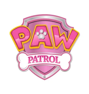 Znak Paw Patrol – Tlapková Patrola – Pink – jedlý obrázek na dort