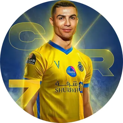 Cristiano Ronaldo – portrét s číslem 7 – jedlý obrázek na dort