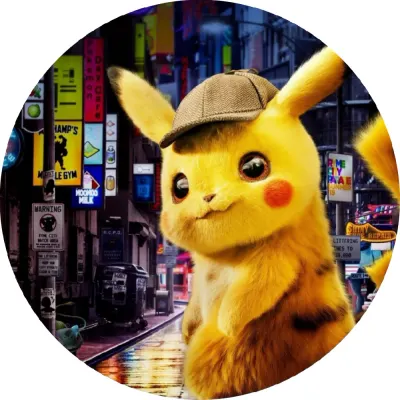 Pokémon – Detektiv Pikachu ve městě – jedlý obrázek na dort