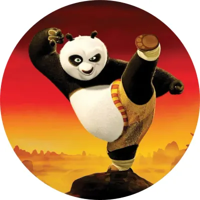 Kung Fu Panda – jedlý obrázek na dort