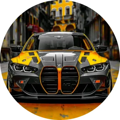 Sporťák – BMW – jedlý obrázek na dort