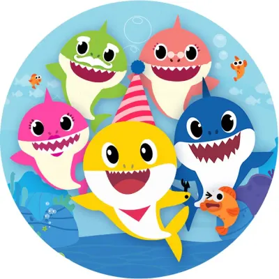 Baby Shark 2 – jedlý obrázek na dort