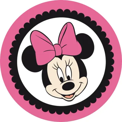 Minnie Pink – jedlý obrázek na dort