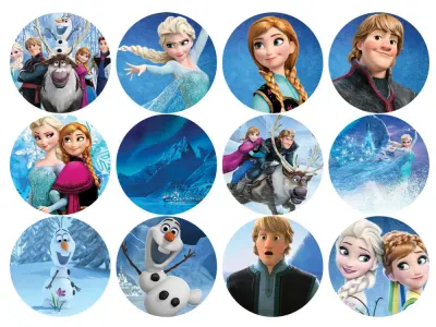 Frozen – jedlý papír na cupcakes