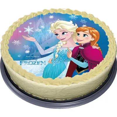 Elsa – Frozen – Ledové království (4) – jedlý obrázek na dort