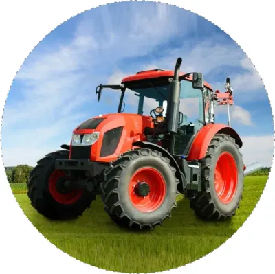 Červený traktor II. – jedlý obrázek na dort