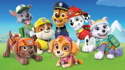Paw Patrol aneb Tlapková patrola – parta na šířku – jedlý papír na hranatý dort