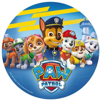 Paw Patrol aneb Tlapková patrola – Team – jedlý obrázek na dort
