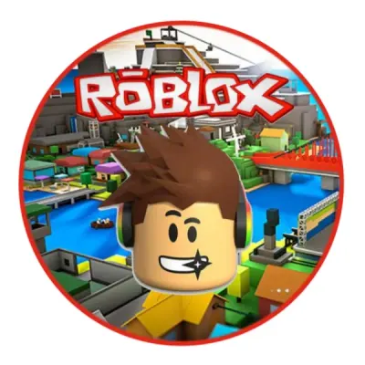 Roblox – usměvavý hrdina – jedlý obrázek na dort