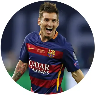 Fotbalista Lionel Messi – jedlý obrázek na dort