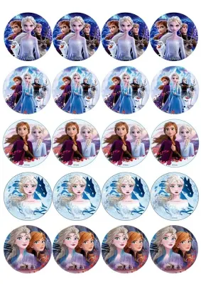 Frozen Ii – jedlý papír na cupcakes