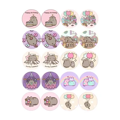 Pusheen – jedlý papír na cupcakes