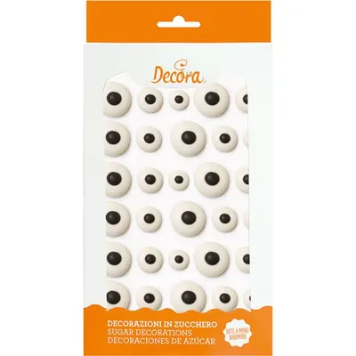 Cukrová dekorace oči 30 ks – Decora
