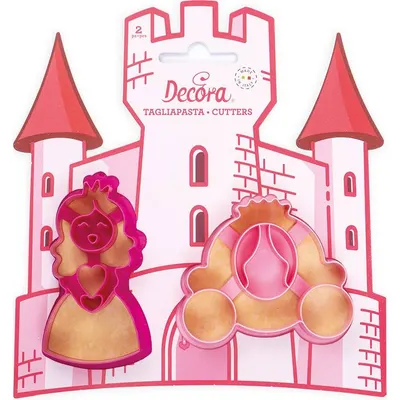 Vykrajováko princezna a kočár 2ks - Decora
