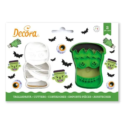 Vykrajovátko mumie a frankenstein 8cm - Decora