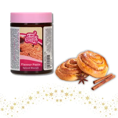 Ochucovací pasta s příchutí skořicových sušenek 100 g – FunCakes