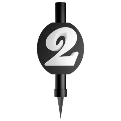 Dortová fontána číslo 2, výška 12 cm – Amscan