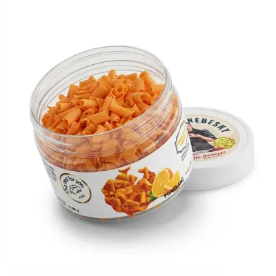 Čokoládové hobliny pomerančové 80g – 4Cake
