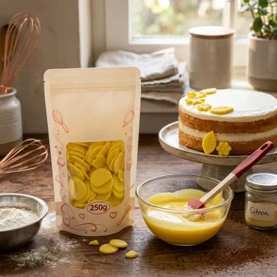 Žlutá citronová poleva 250 g – SweetArt