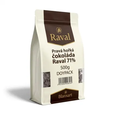 Pravá hořká čokoláda Raval 71% 500 g – Blanxart