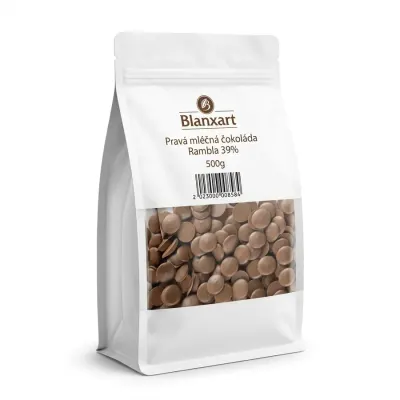 Pravá mléčná čokoláda Rambla 39% 500 g – Blanxart