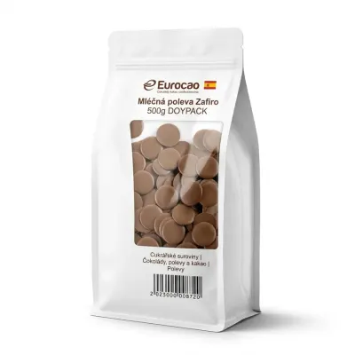 Mléčná poleva Zafiro 500 g – Eurocao