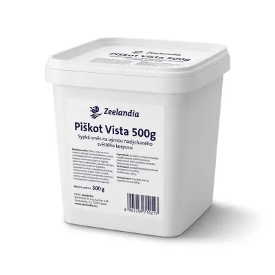 Směs na piškotový korpus Piškot Vista 500 g – Zeelandia