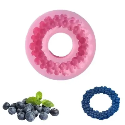 Silikonová forma Borůvkový věnec 7,5 cm