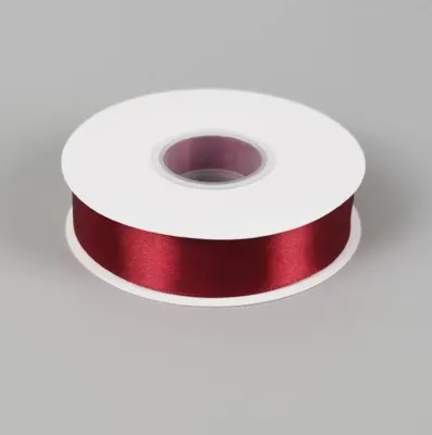 Dortová stuha vínově červená 25 mm × 45 m – Cake Star