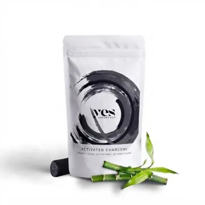 Přírodní černé barvivo aktivní uhlí 50 g – Yes Superfood