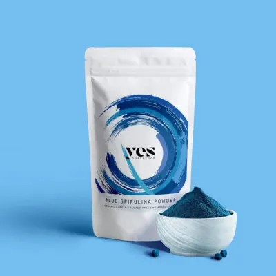 Přírodní modré barvivo Modrá spirulina 50 g – Yes Superfood