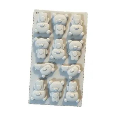 Silikonová forma Medvídci na 11 ks, 4,5 cm