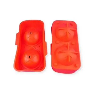 Silikonová forma na vánoční ozdoby baňky, průměr 6 cm (2 ks)