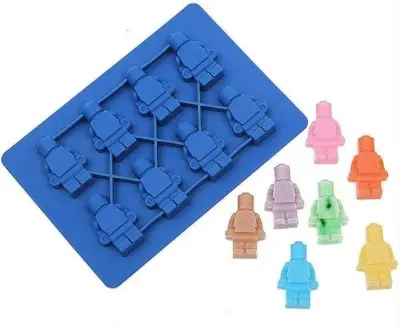 Silikonová forma Stavebnice panáčci na 8 ks, 4 cm