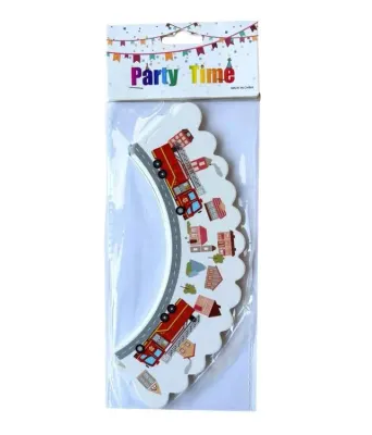 Přebaly na muffiny Hasiči 5 cm, 12 ks – PartyDeco