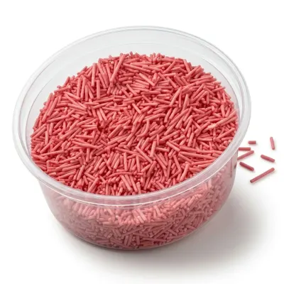 Růžové cukrářské zdobení 50 g