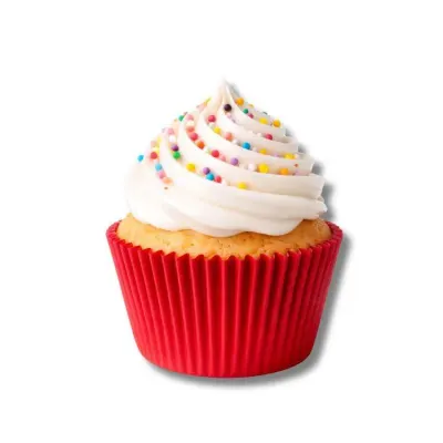 Košíčky na muffiny červené 5 × 3 cm, 120 ks