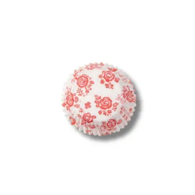 Košíčky na muffiny Růže červené 4 × 2,2 cm, 50 ks