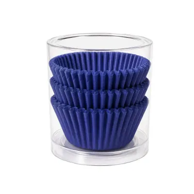 Košíčky na muffiny modro-fialové 4 × 2,2 cm (100 ks)