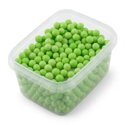 Cukrové perly světle zelené 7 mm 50 g – SweetArt
