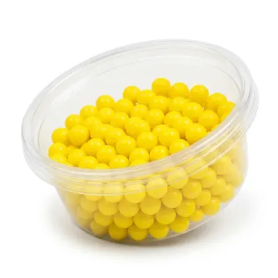 Cukrové perly žluté 7 mm 50 g – SweetArt