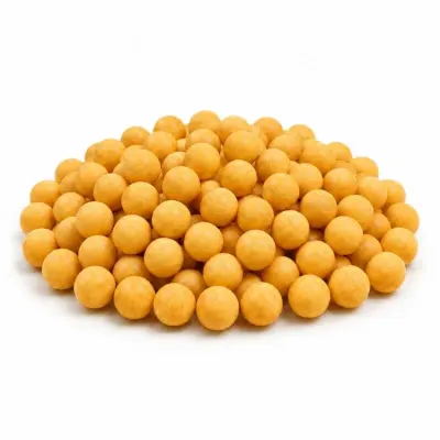 Cukrové perly zlatožluté matné 7 mm 40 g – SweetArt