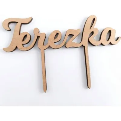 Zápich do dortu Terezka 14,5x4 cm – I LOVE CAKES
