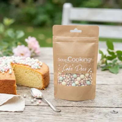 Cukrové zdobení pastelové kuličky 70 g – ScrapCooking