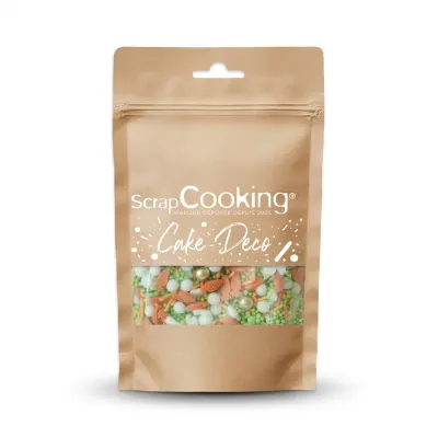 Velikonoční cukrové zdobení zajíčci a mrkvičky 60 g – Scrap Cooking