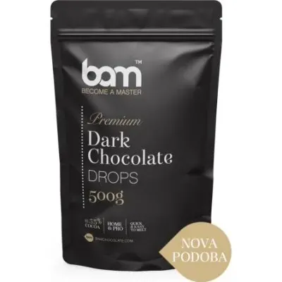 Hořká čokoláda 55,6 % 500 g – BAM